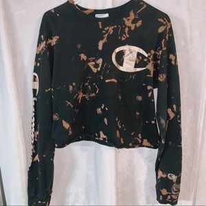 champion cropped long sleeve